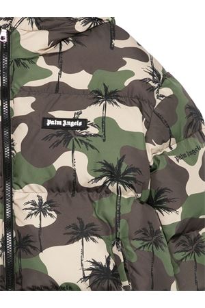 giubbino in poliestere verde PALM ANGELS KIDS | PBEJ005F25FAB0018403